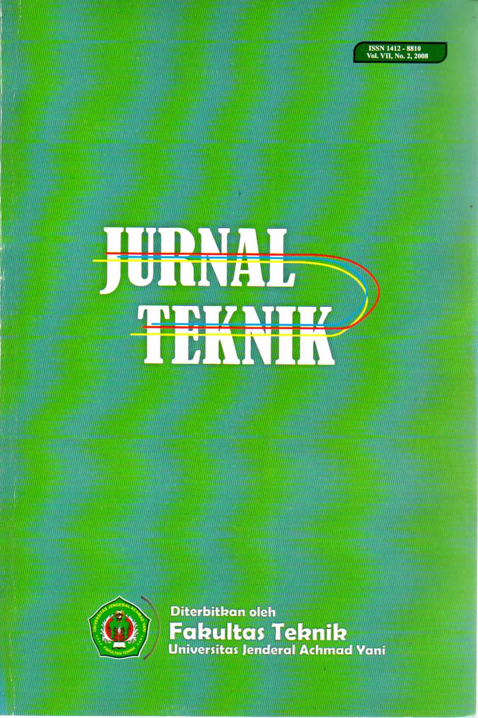 					View Vol. 7 No. 2 (2008): Jurnal Teknik - Media Pengembangan Ilmu dan Aplikasi Teknik
				
